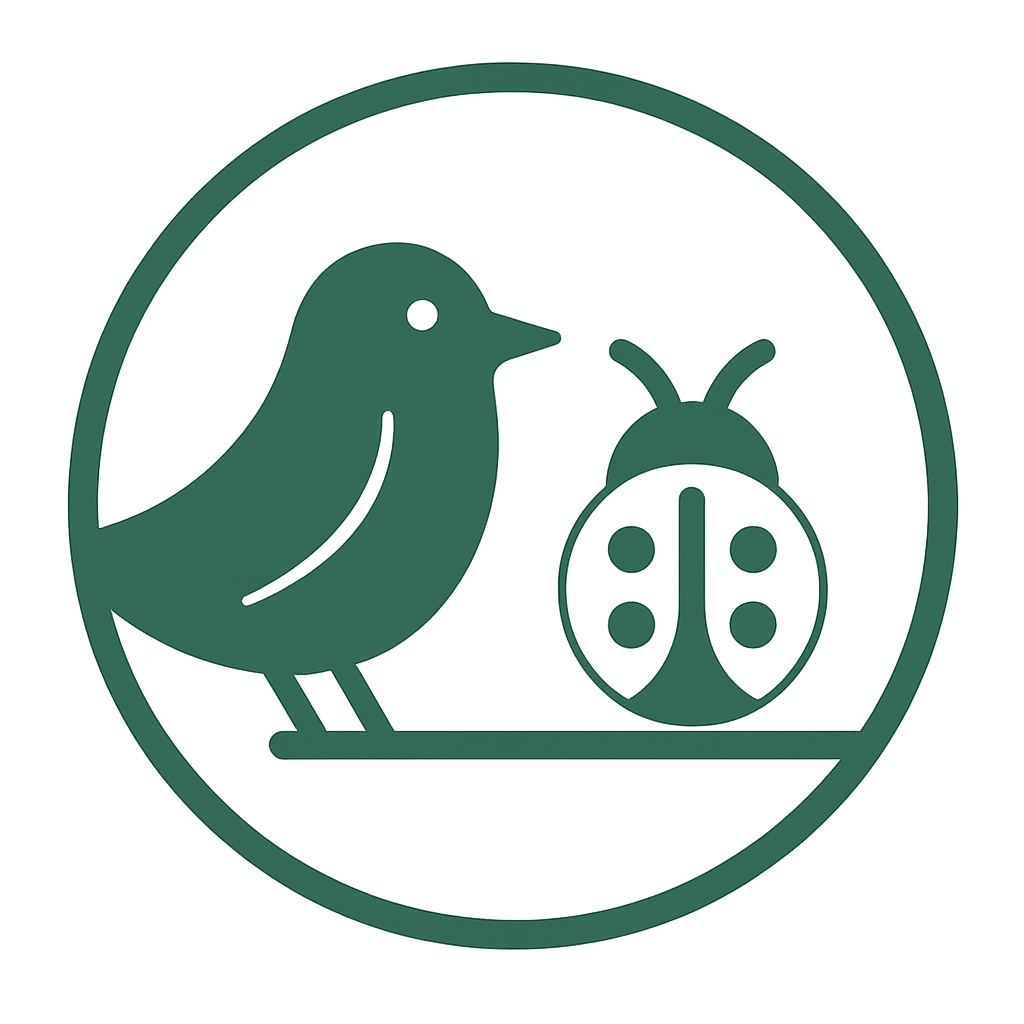 Icône verte représentant le respect de la biodiversité