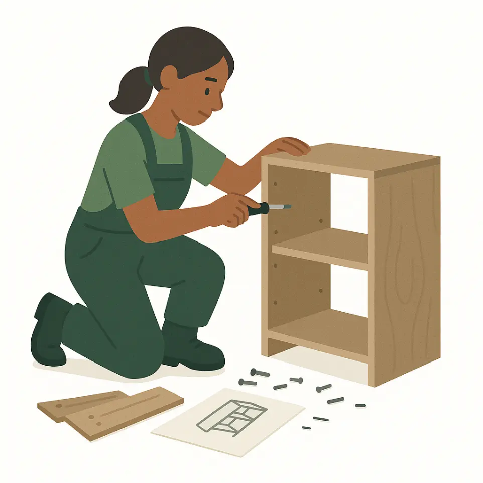 Montage de meubles dans la vallée de Chevreuse