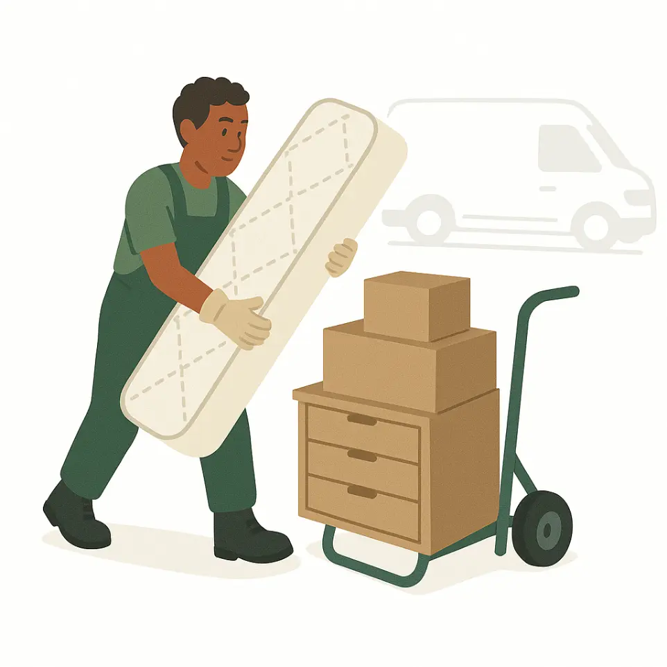 Évacuation d’encombrants dans la vallée de Chevreuse