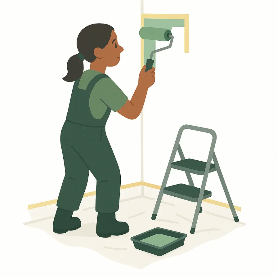 Peinture dans la vallée de Chevreuse